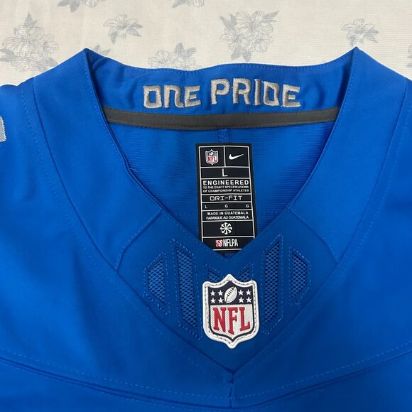 NFL Amon Rasan ST Brown Detroit Lions Nike Dri Fit #14 Jersey - Picture 7 of 7